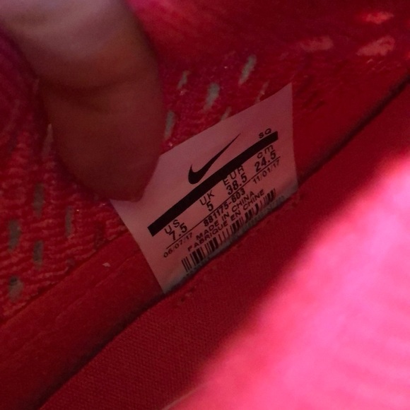 🆕 NIKE AIR MAX THEA ULTRA FLYKNIT SNEAKERS Size 7.5 Pink - Picture 7 of 8